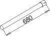 MERCE 3144921307 Exhaust Pipe